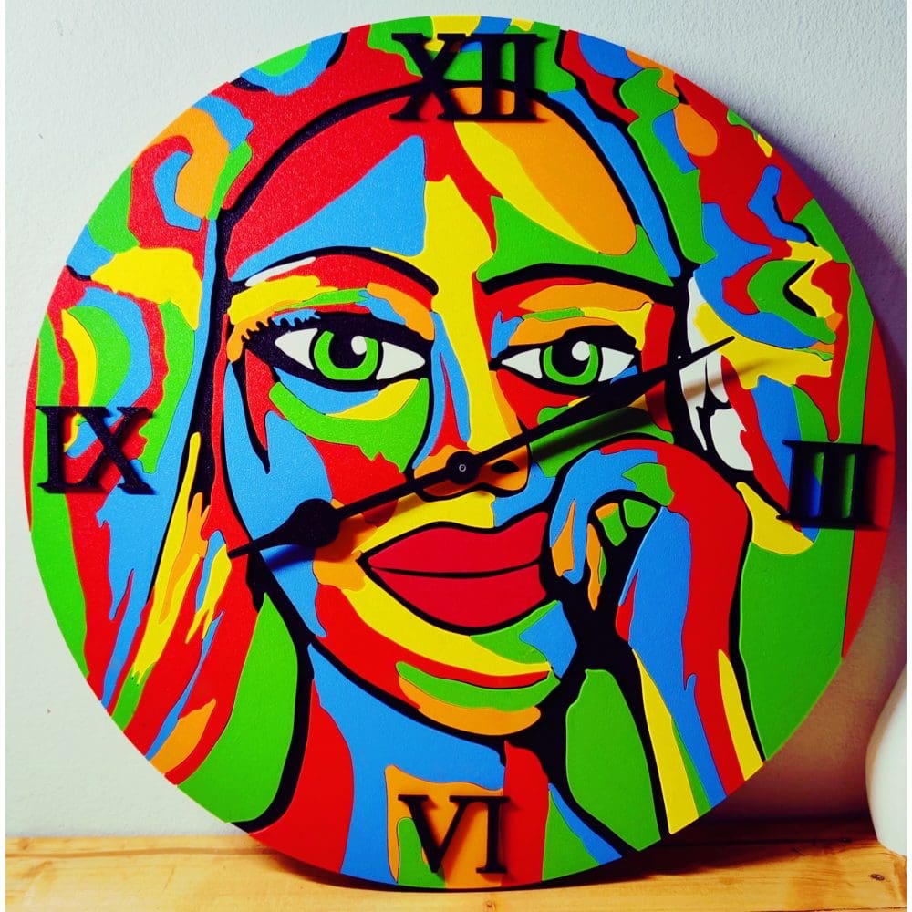Unique wall clock - Bojana [3D]